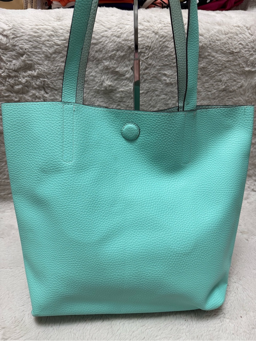 Time and Tru Mint Green Tote Bag